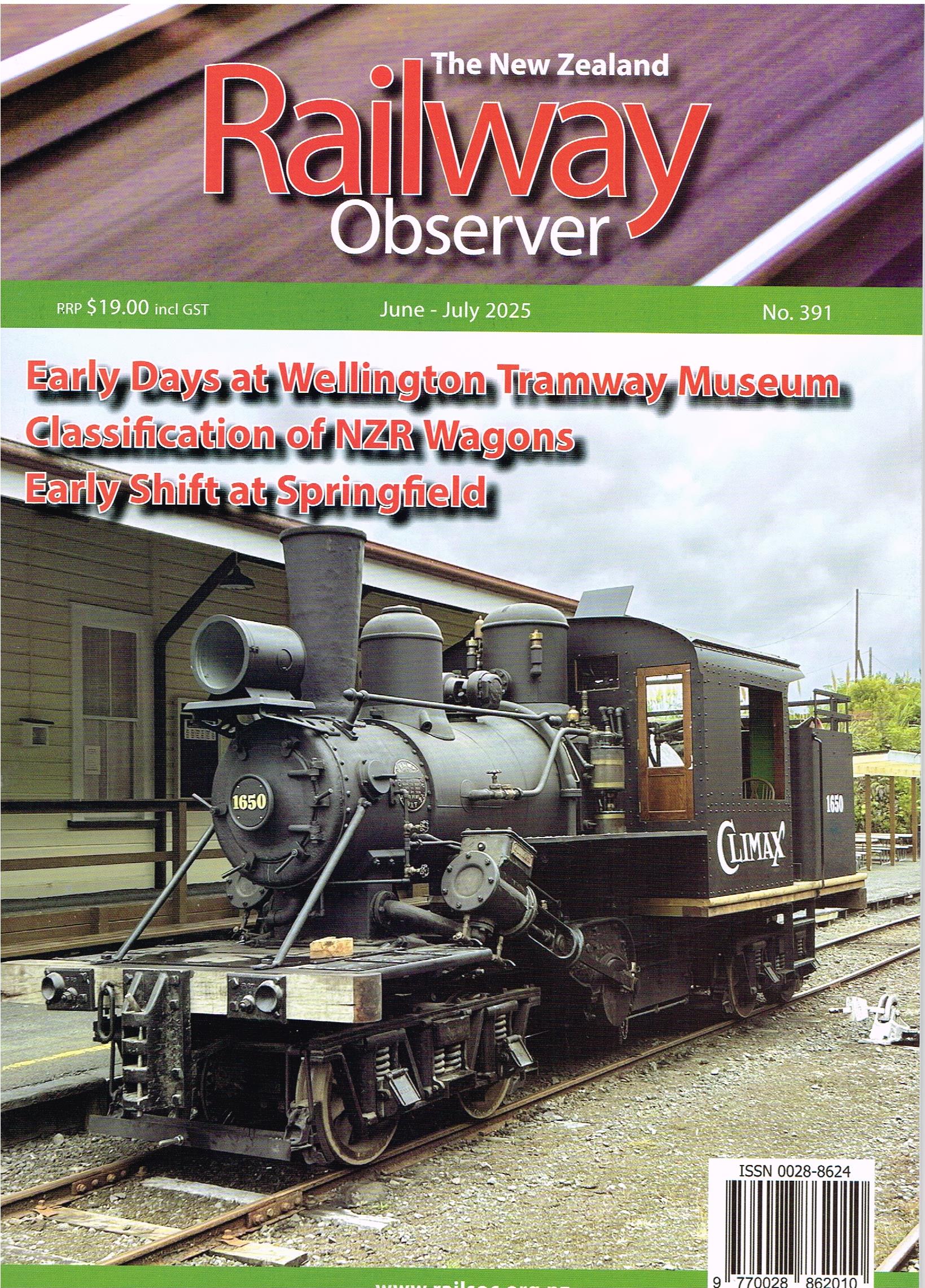 Railway Observer Magazine Cover