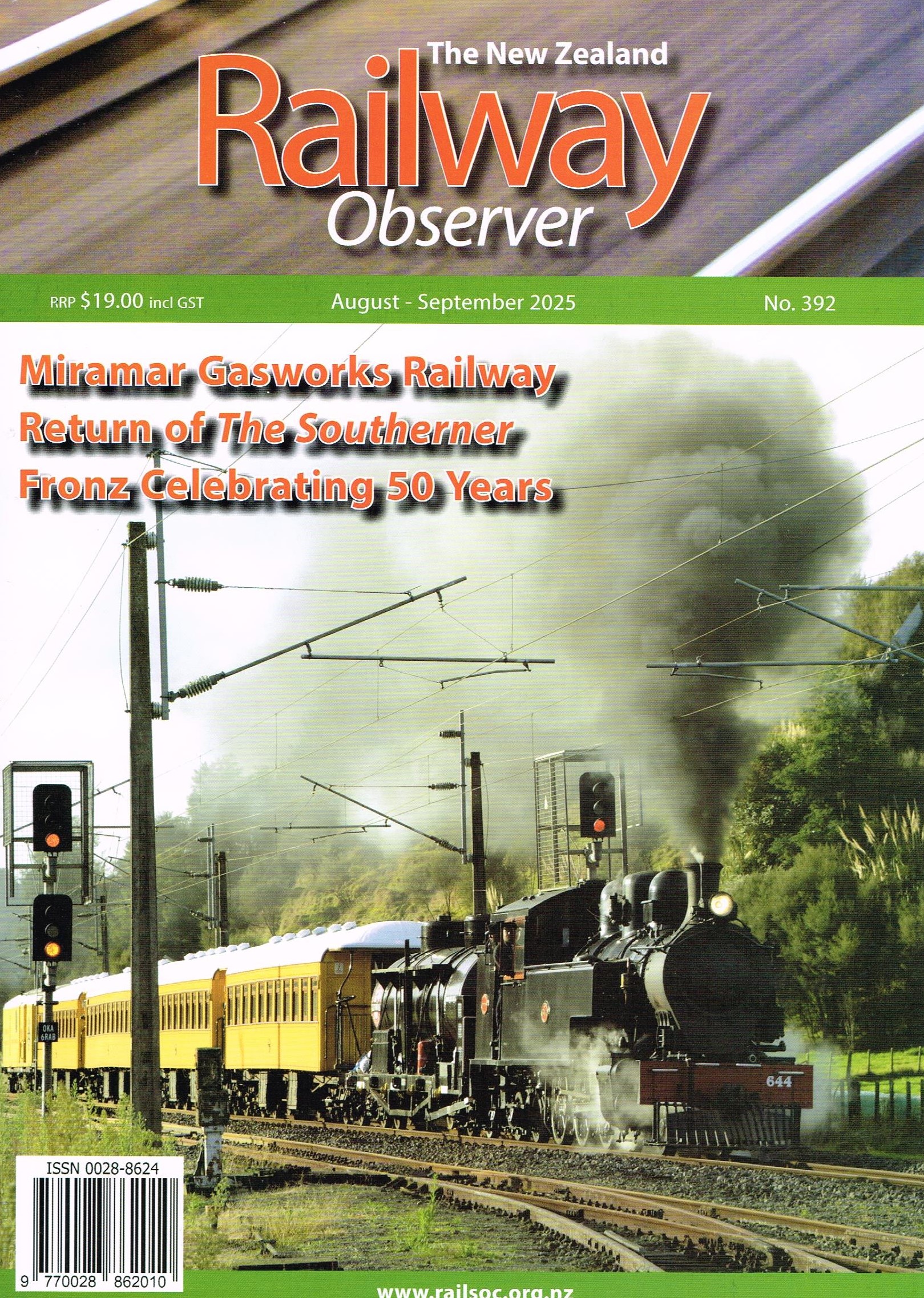 Railway Observer Magazine Cover
