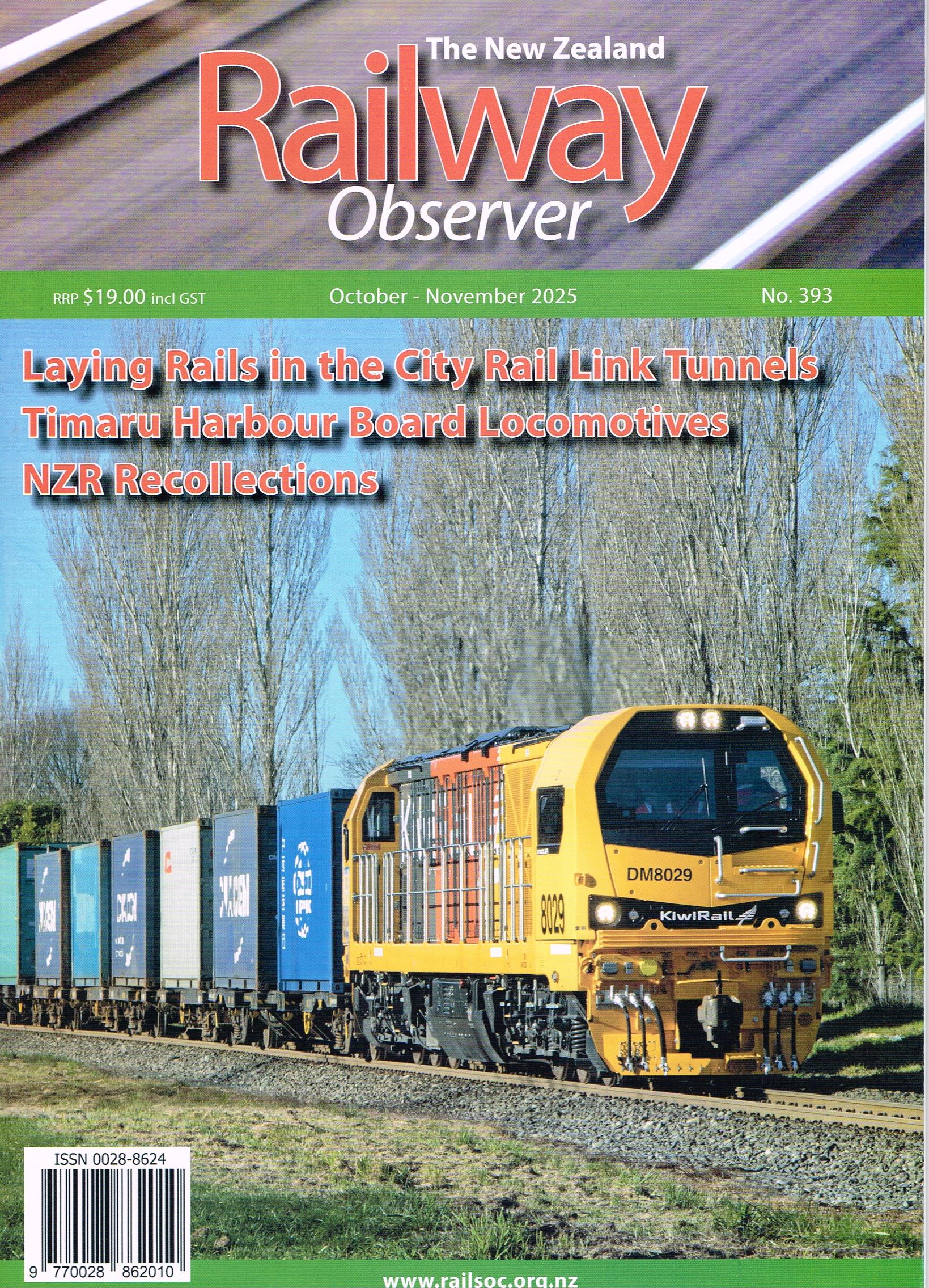 Railway Observer Magazine Cover