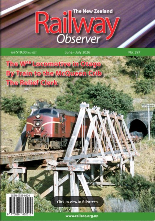 Railway Observer Magazine Cover